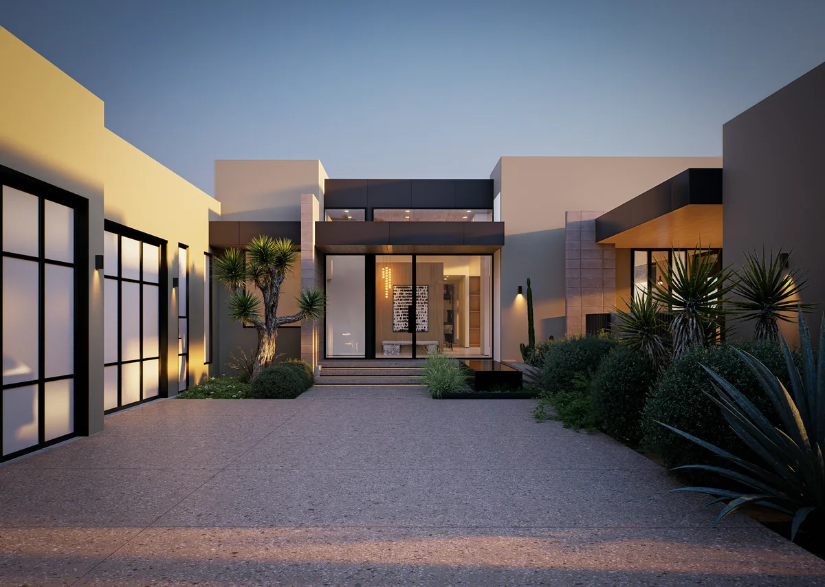 Architect's rendering of the Hedgehog entry